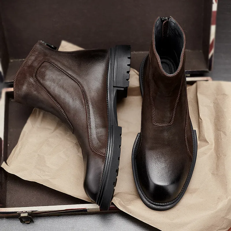 LEYGMENLG Ankle Boots 3cm Men's-5