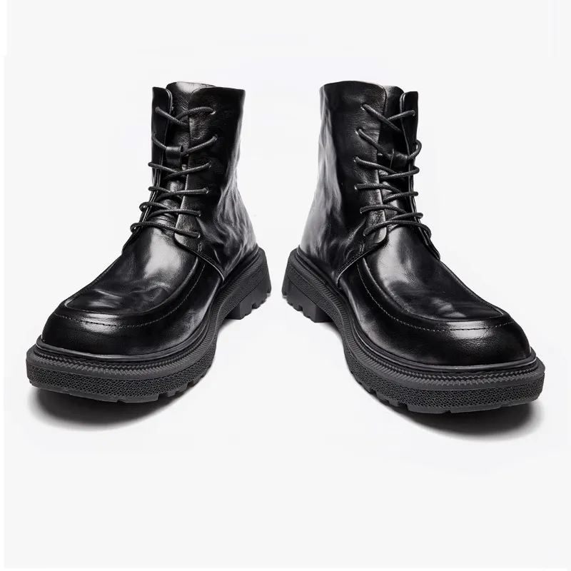 LEYGMENLG Ankle Boots Men's Black-2