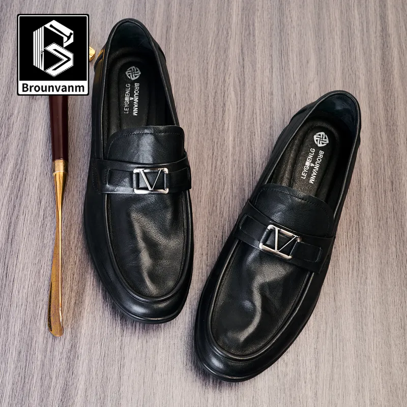 LEYGMENLG Casual Shoes Men's Black-1