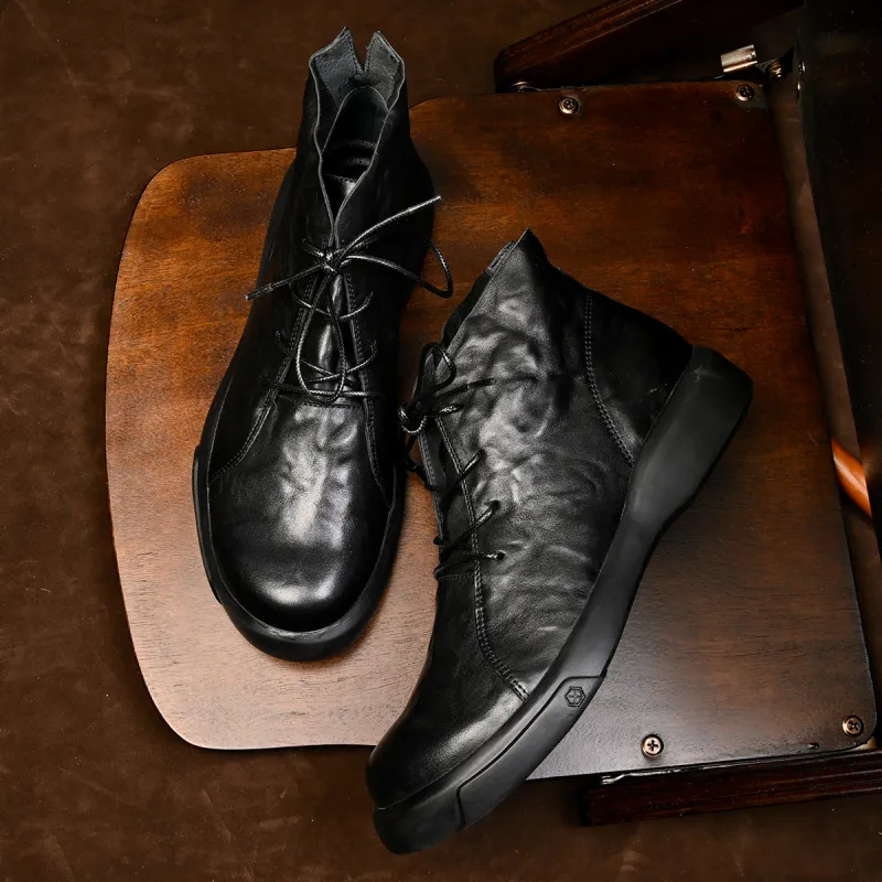 LEYGMENLG Ankle Boots 3cm Men's-3