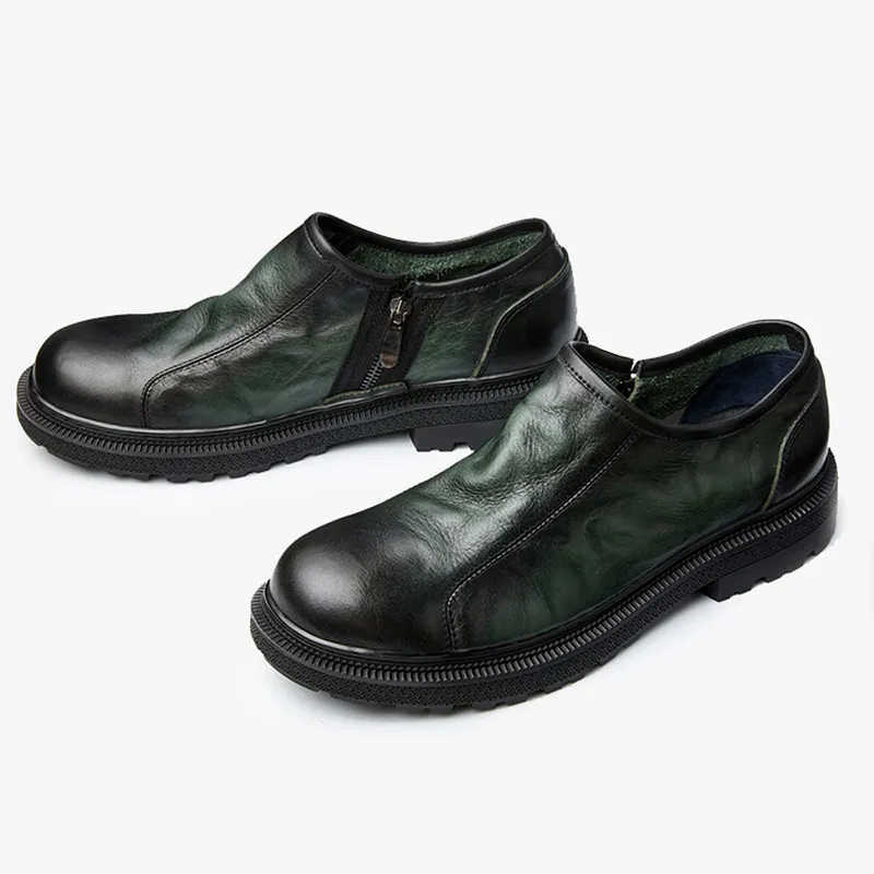 LEYGMENLG Men's Casual Shoes Men Low Top Coffee, Jasper-9