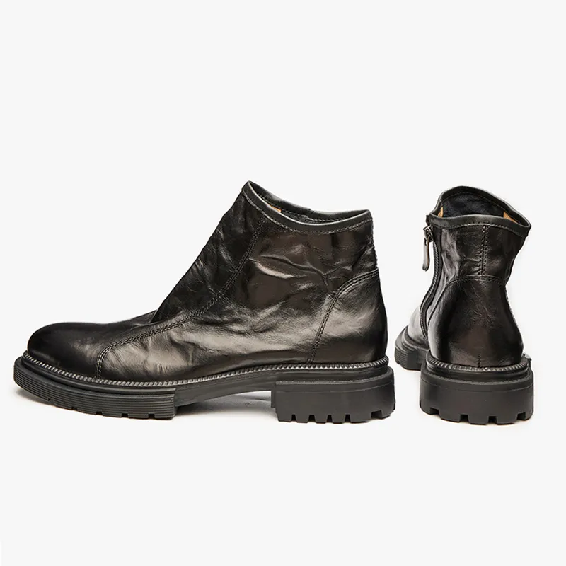 LEYGMENLG Short Martin Boot Men's Black-4