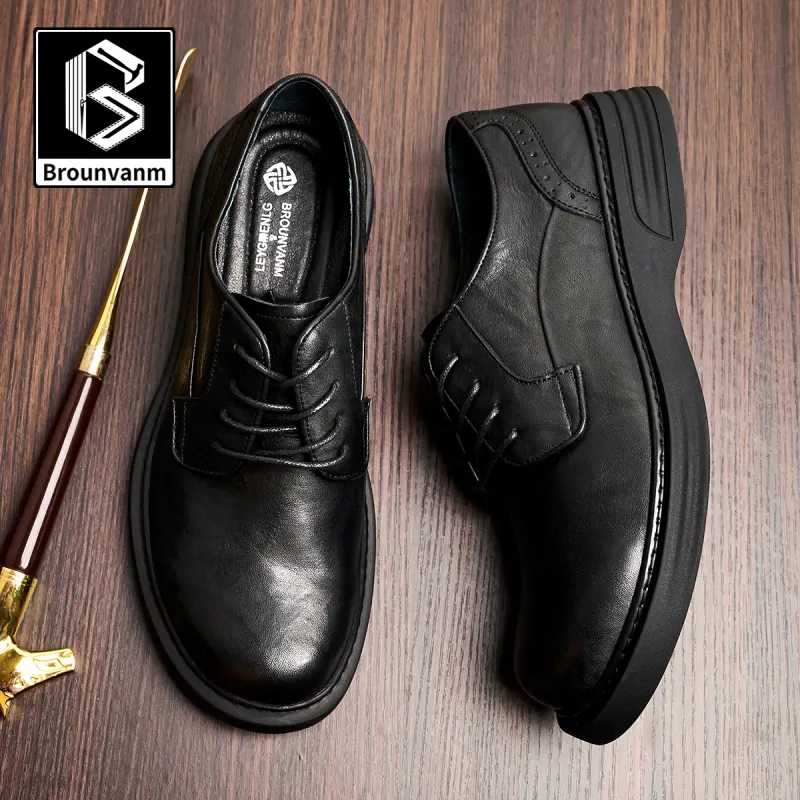 LEYGMENLG Casual Shoes Men's Black-1