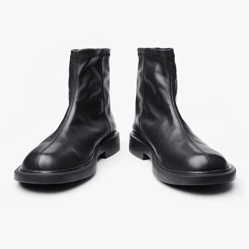LEYGMENLG Ankle Boots Men's Black-1