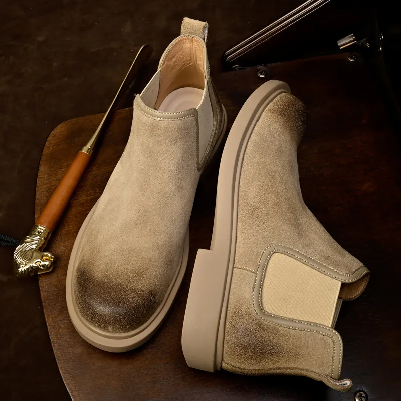 LEYGMENLG Ankle Length Chelsea Boots Men's-5