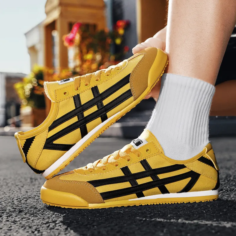 Swinsger Breathable, Lightweight, Slip Resistant Low Top Casual Shoes Unisex Yellow-2