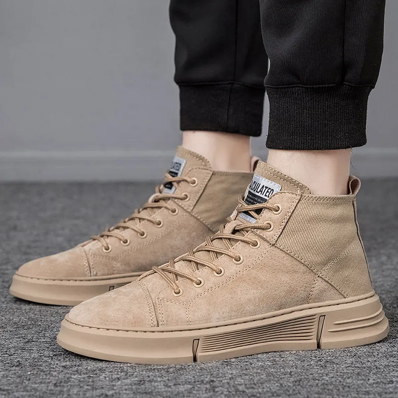 Swinsger Anti-Slip Wear-Resistant High-Top Skateboard Shoes Men's-21