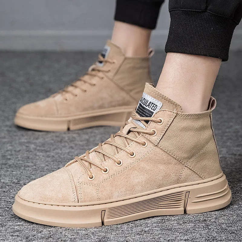 Swinsger Anti-Slip Wear-Resistant High-Top Skateboard Shoes Men's-20