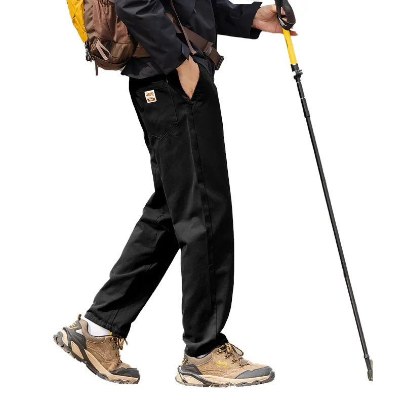 Jeep Grand Cherokee Casual Pants Unisex Pure Black-3
