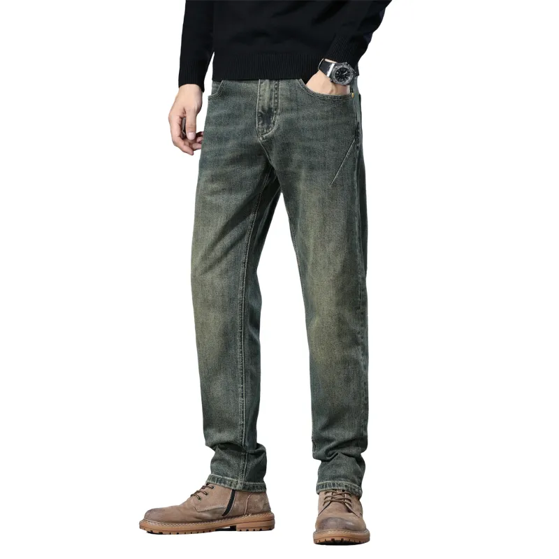 Jeep Black Knight Series Jeans Unisex Lake Light Green-2