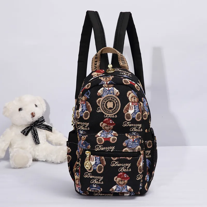 DANNYBEARJEANS Fabric Backpack Regular Unisex Multicolor-13