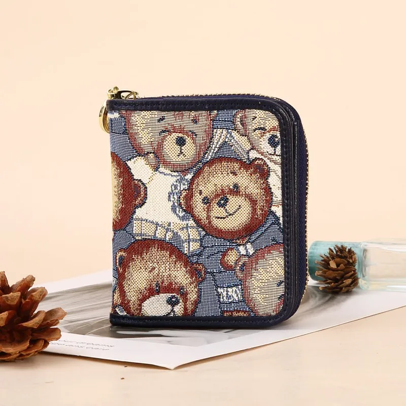 DANNYBEARJEANS Fabric Wallet Unisex Multicolor-1