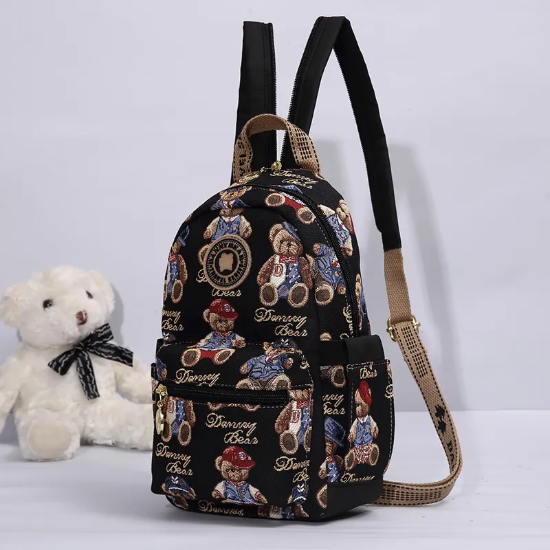 DANNYBEARJEANS Fabric Backpack Regular Unisex Multicolor-14