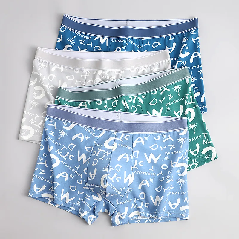 Disney 100% Cotton Boxer Briefs Men's 4 Pack Independent Packaging-4