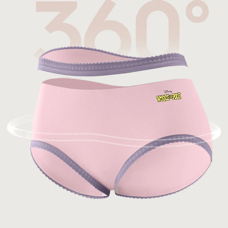 Disney 50S Seamless Cotton Underpants Women's 3 Pack Independent Packaging-7