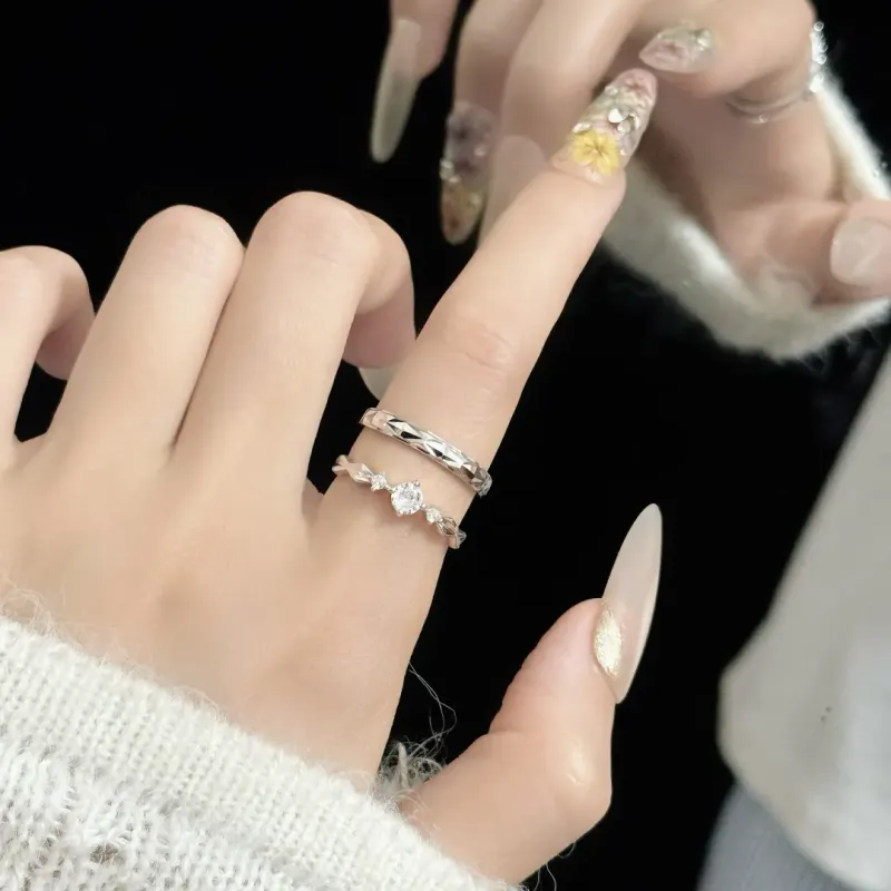 NRO Love Confession Couple Rings Unisex-2