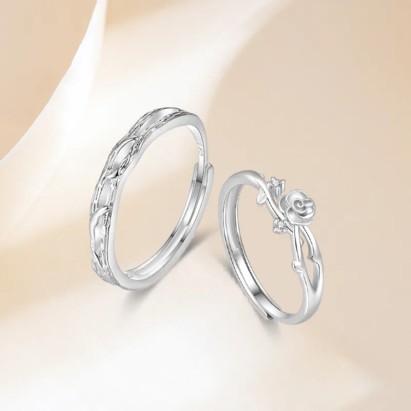 NRO 925 Sterling Silver Rings Unisex-1