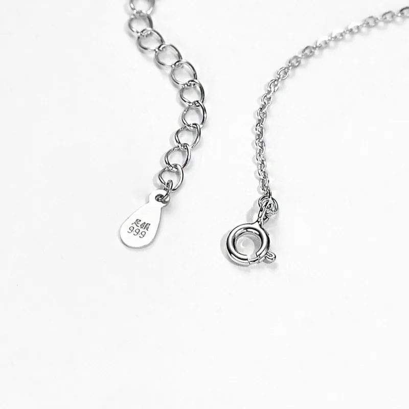 NRO S999 Fine Silver Necklaces Women's-3
