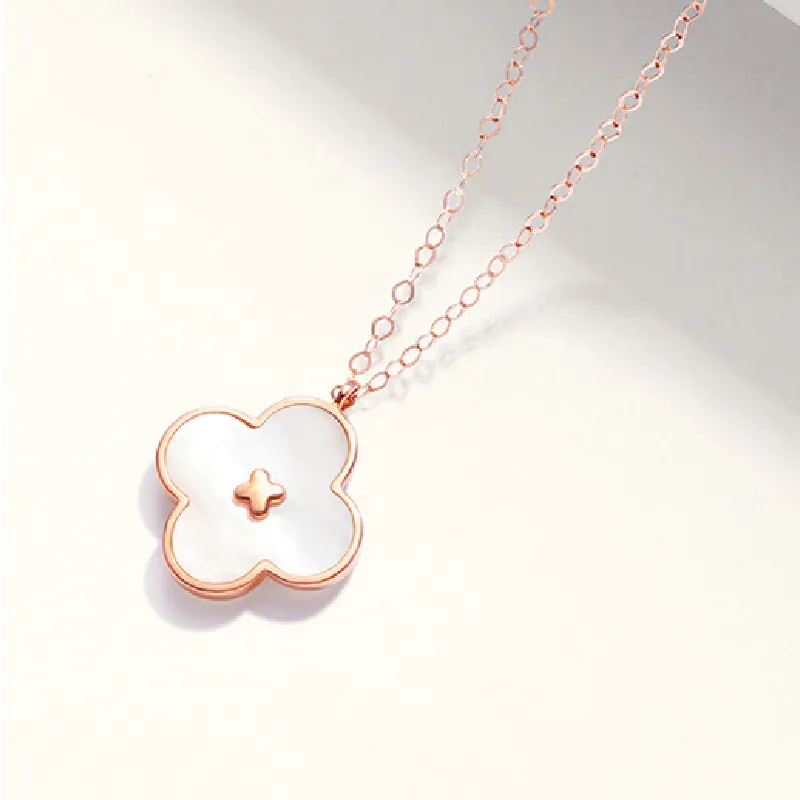NRO 925 Sterling Silver Necklaces Women's-2