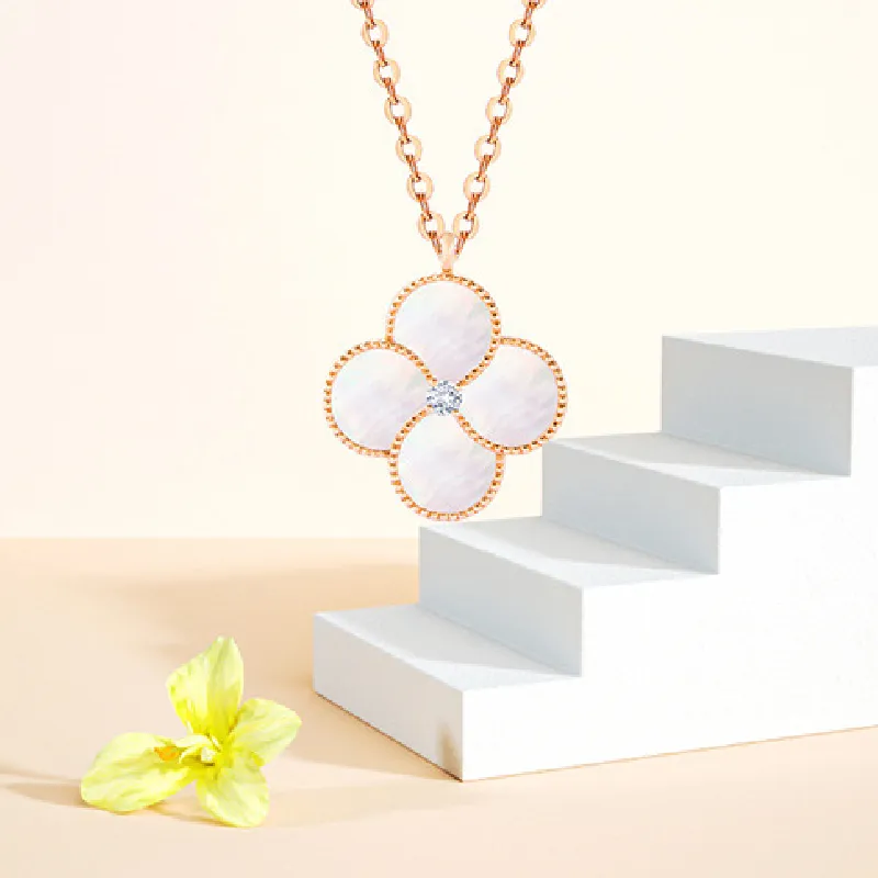 NRO 925 Sterling Silver Necklaces Women's-3