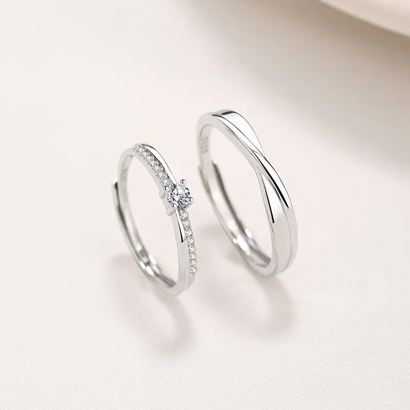 NRO 925 Sterling Silver Rings Unisex-5