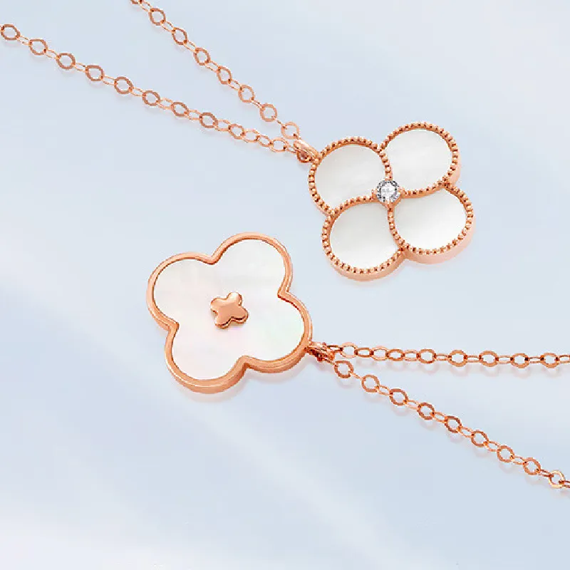NRO 925 Sterling Silver Necklaces Women's-5