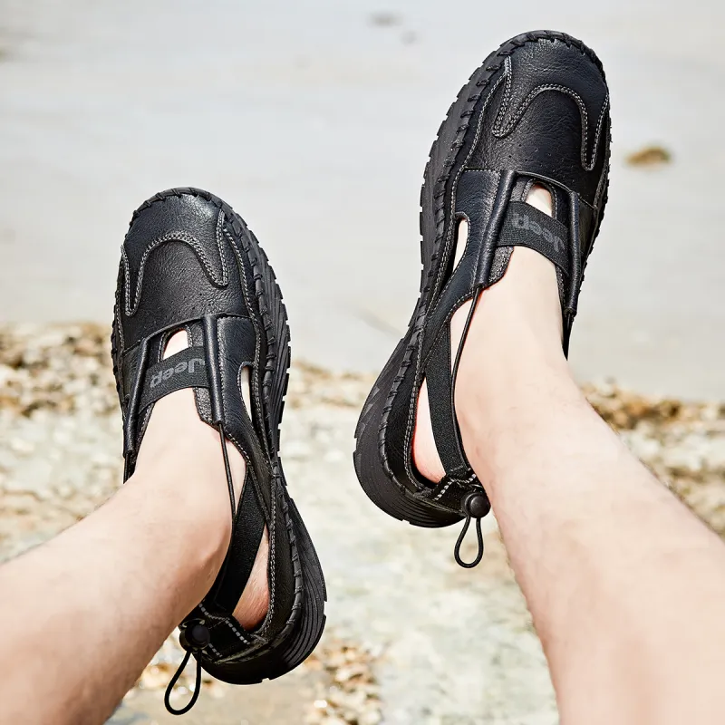 Jeep Non slip Breathable And Wear resistant River Trekking Slippers Men's-6