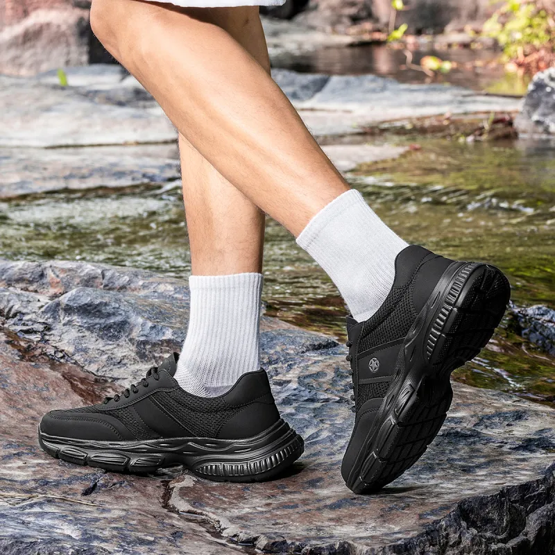 Jeep Outdoor Life Rebound Height Increasing Grip Support Abrasion Resistant Slip Resistant Low Top Hiking Shoes Men's-13