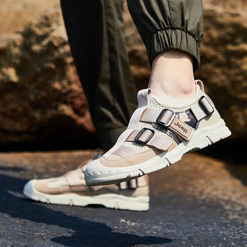 Jeep Wear resistant, Lightweight, Breathable, And Non slip. Low Top Outdoor Shoes Men's-5