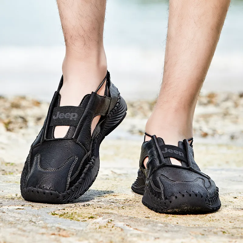 Jeep Non slip Breathable And Wear resistant River Trekking Slippers Men's-8