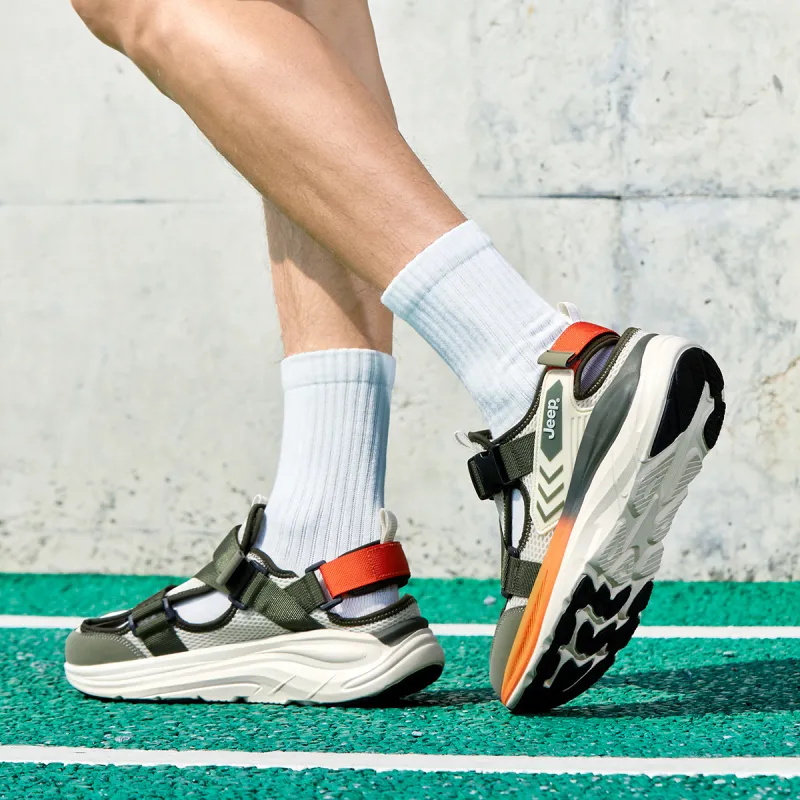 Jeep Cushioning Height Increasing Abrasion Resistant Lightweight Breathable Slip Resistant Low Top Casual Shoes Men's-13