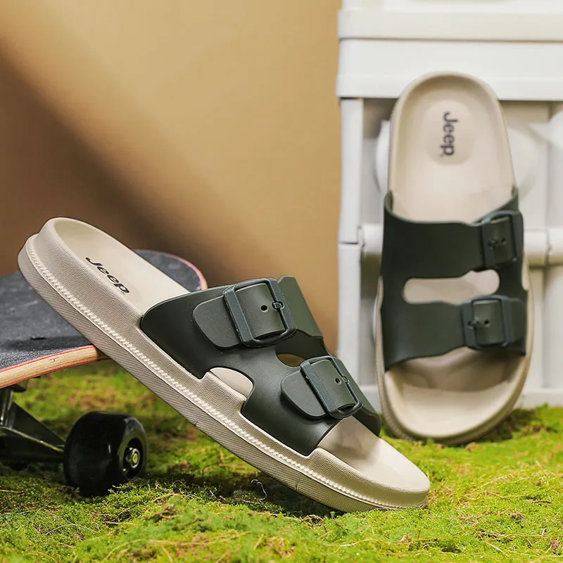 Jeep Slide Slippers Men-23