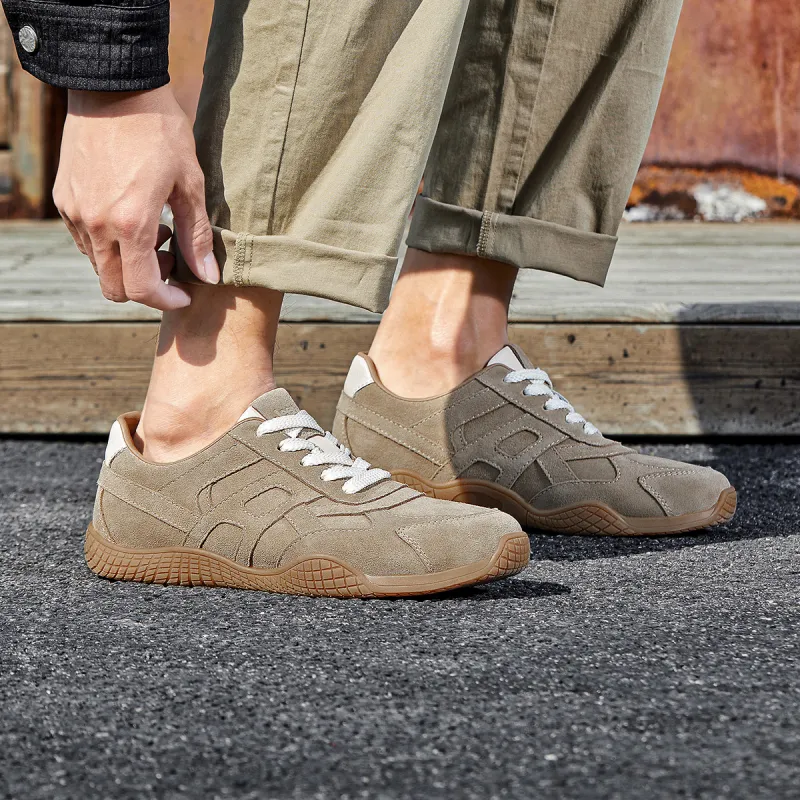 Jeep Fashion Sports Collection Casual Shoes Men Low Top Khaki, Camel-6