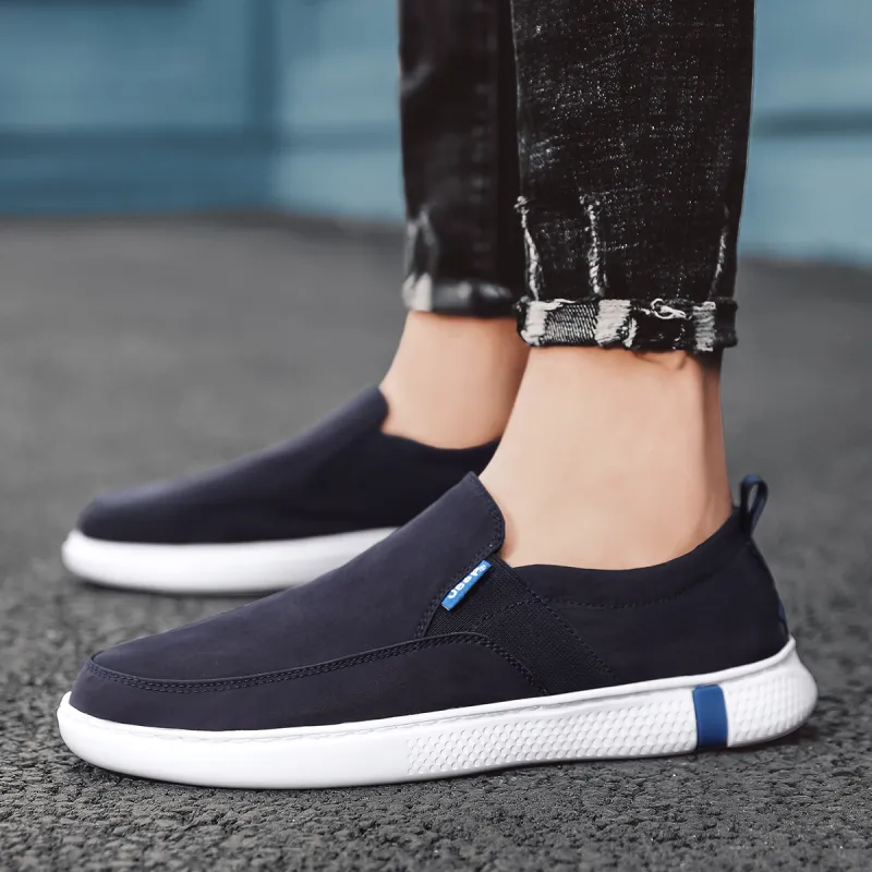 Jeep Cushioning, Abrasion Resistant, Lightweight, And Breathable Low Top Casual Shoes Men's Dark Blue-5