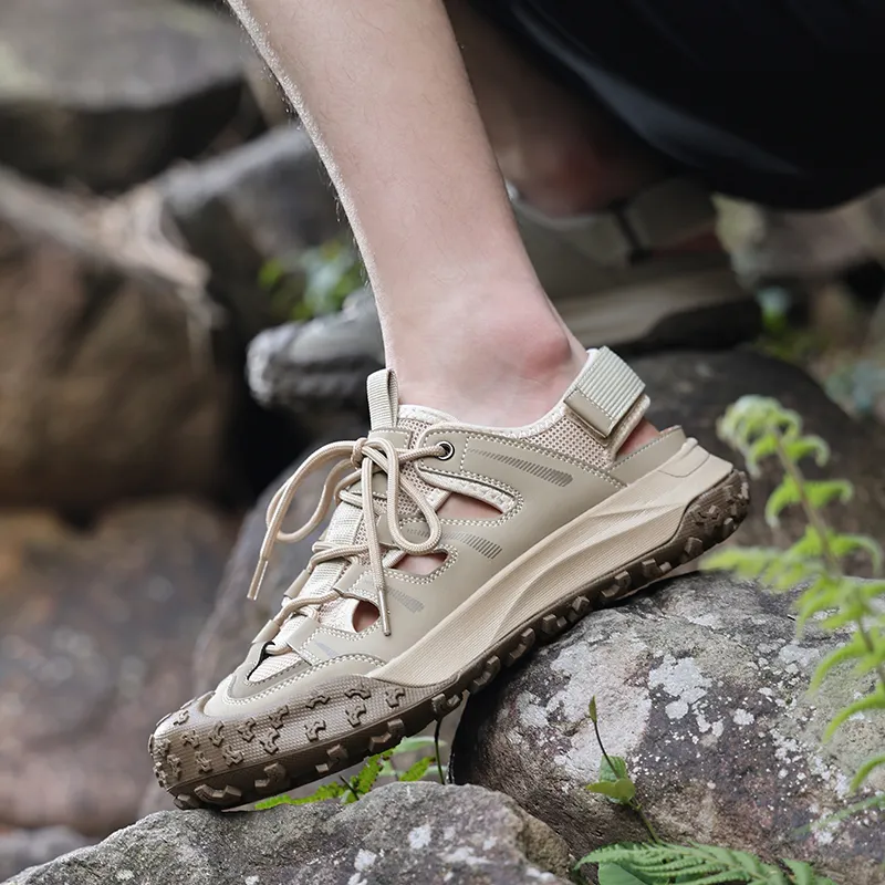 Jeep Slip Resistant River Trekking Shoes Men's Black-5