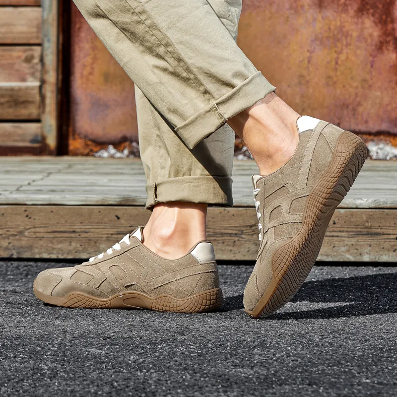 Jeep Fashion Sports Collection Casual Shoes Men Low Top Khaki, Camel-5