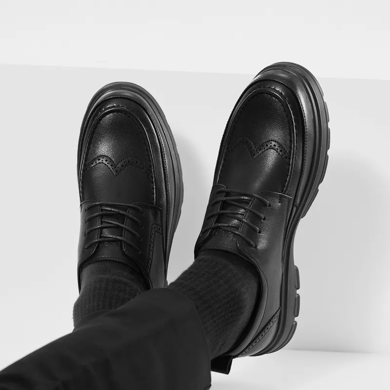 Jeep Breathable Low Top Casual Shoes Men's Black-7