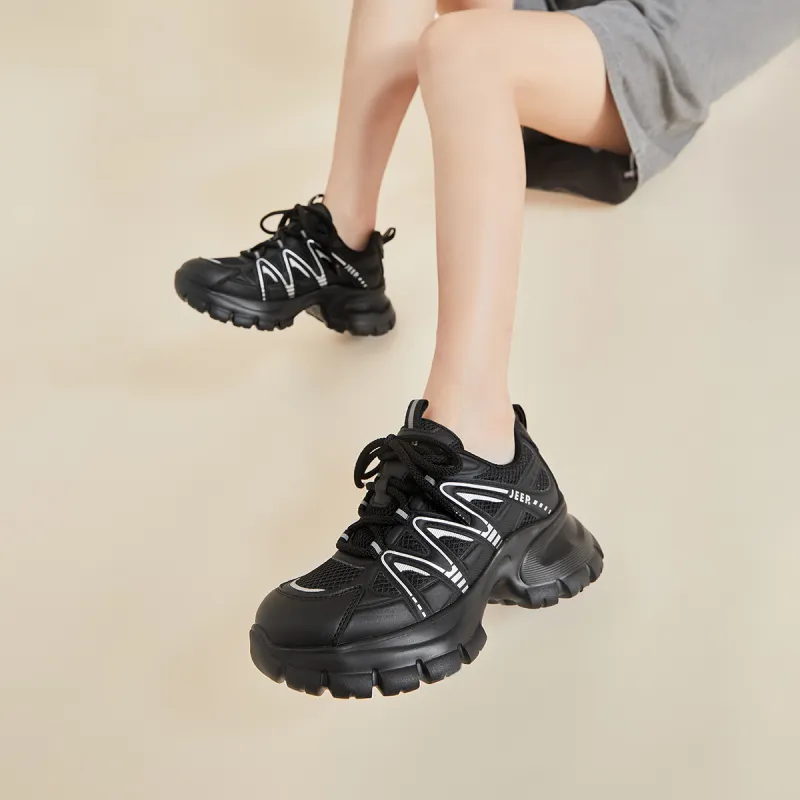 JEEP SPIRIT Support Height Enhancement Low Top Chunky Sneakers Women's-17