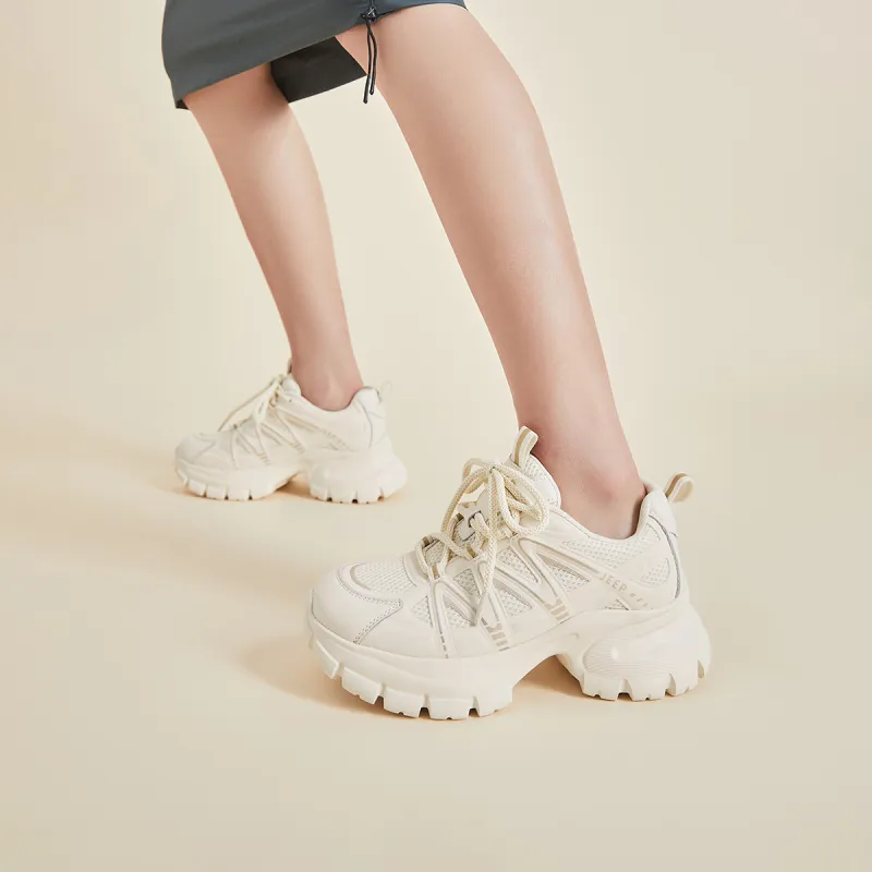 JEEP SPIRIT Support Height Enhancement Low Top Chunky Sneakers Women's-7