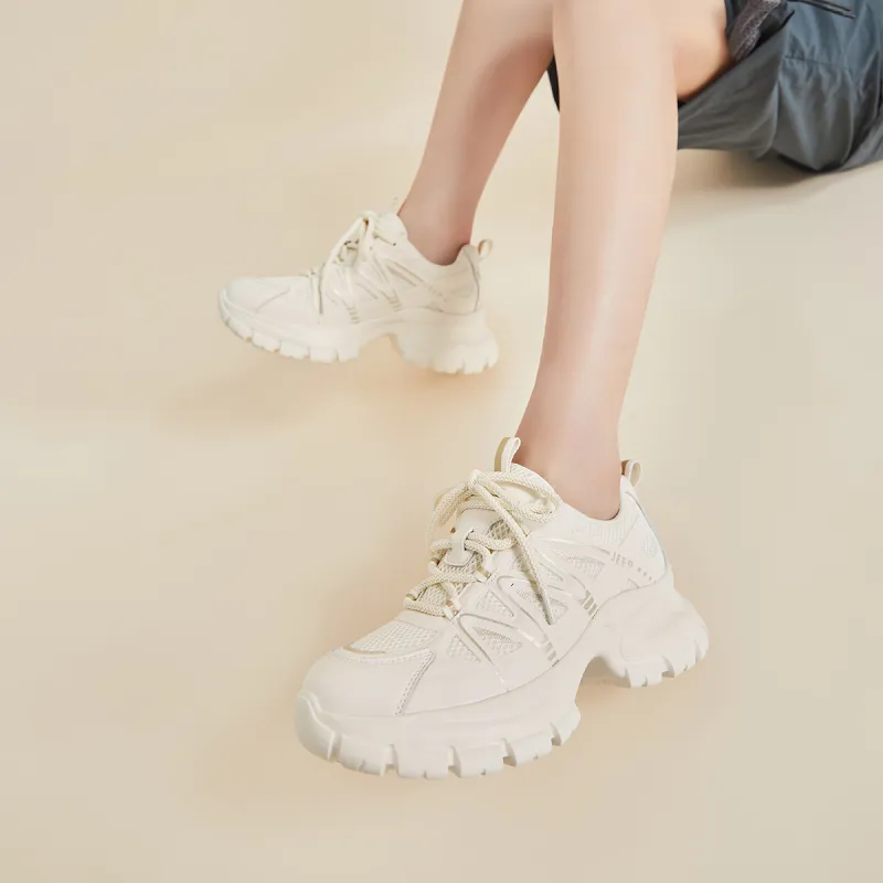 JEEP SPIRIT Support Height Enhancement Low Top Chunky Sneakers Women's-8
