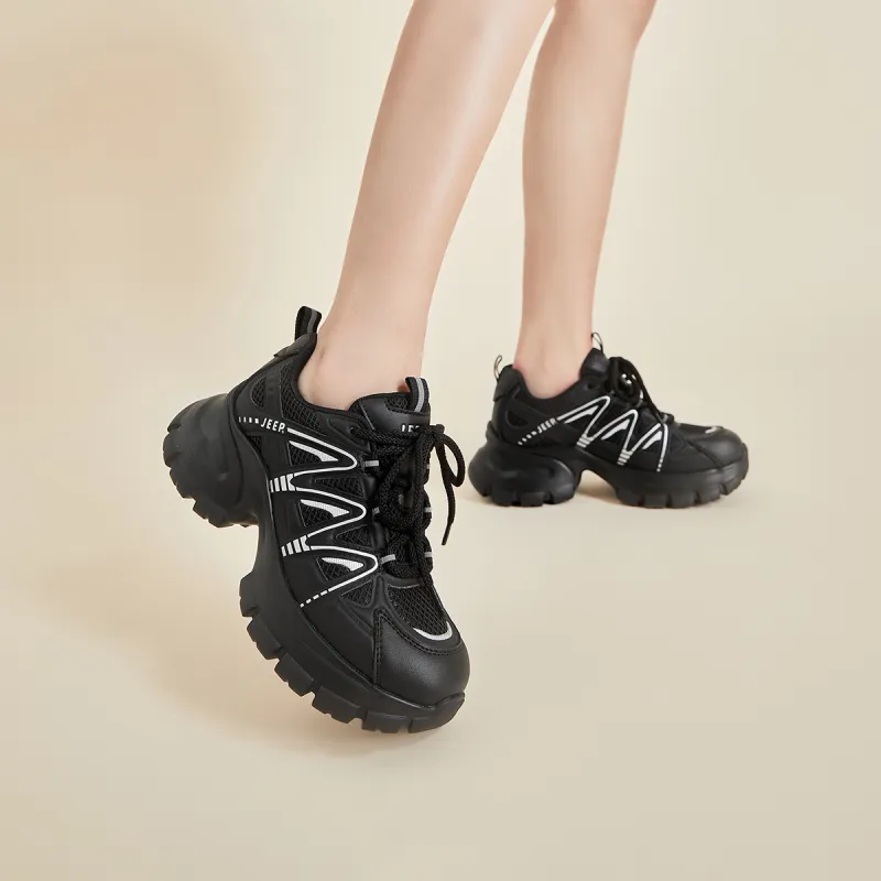 JEEP SPIRIT Support Height Enhancement Low Top Chunky Sneakers Women's-15