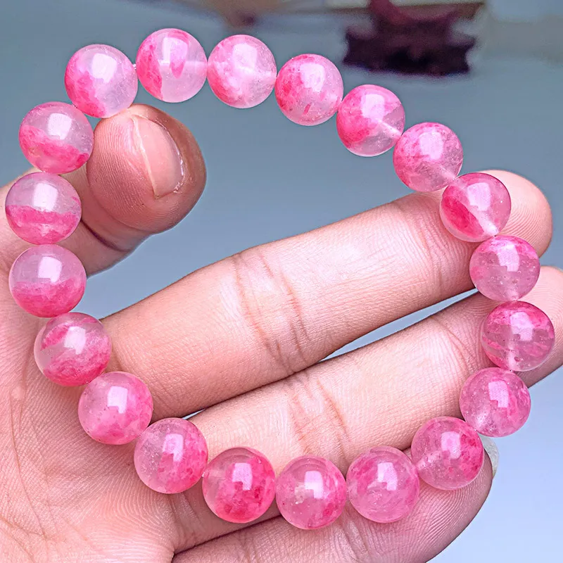 CMLZIUA Natural Rose Quartz Bracelets Women's-3