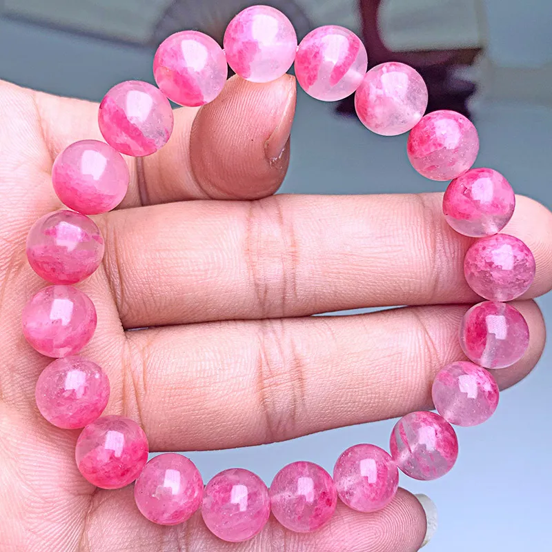 CMLZIUA Natural Rose Quartz Bracelets Women's-2