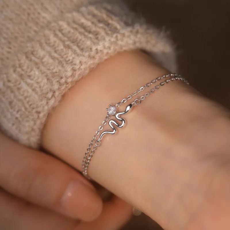 CMLZIUA S 999 Fine Silver Bracelets Women's-3