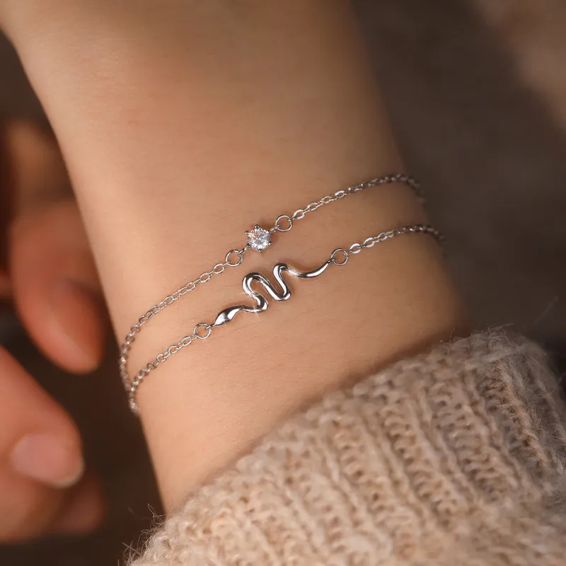 CMLZIUA S 999 Fine Silver Bracelets Women's-5