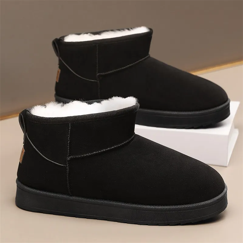 Medd Warm Slip Resistant Short Snow Boots Unisex-1