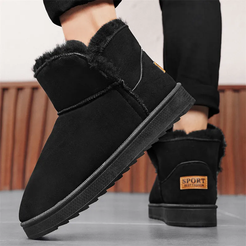 Medd Warm Slip Resistant Short Snow Boots Unisex-4