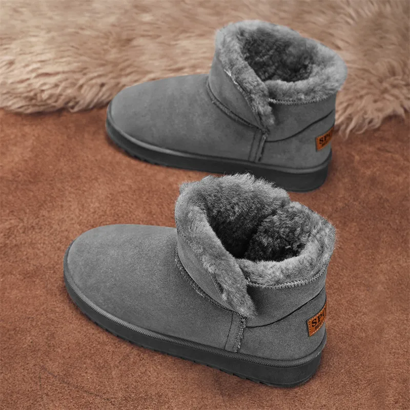 Medd Warm Slip Resistant Short Snow Boots Unisex-6
