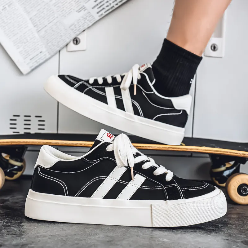 Medd Slip Resistant Shock Absorbers Low Top Skateboard Shoes Men's-12