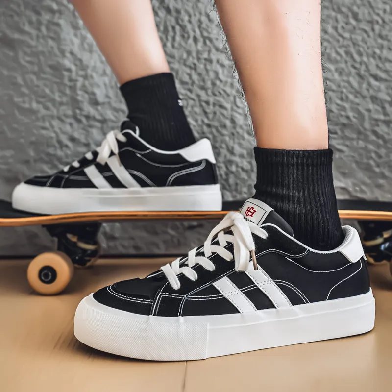 Medd Slip Resistant Shock Absorbers Low Top Skateboard Shoes Men's-13